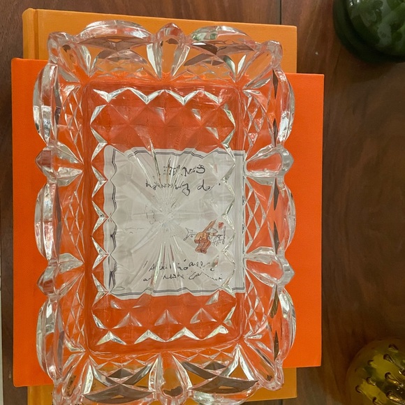 Cut crystal dish - Picture 2 of 3